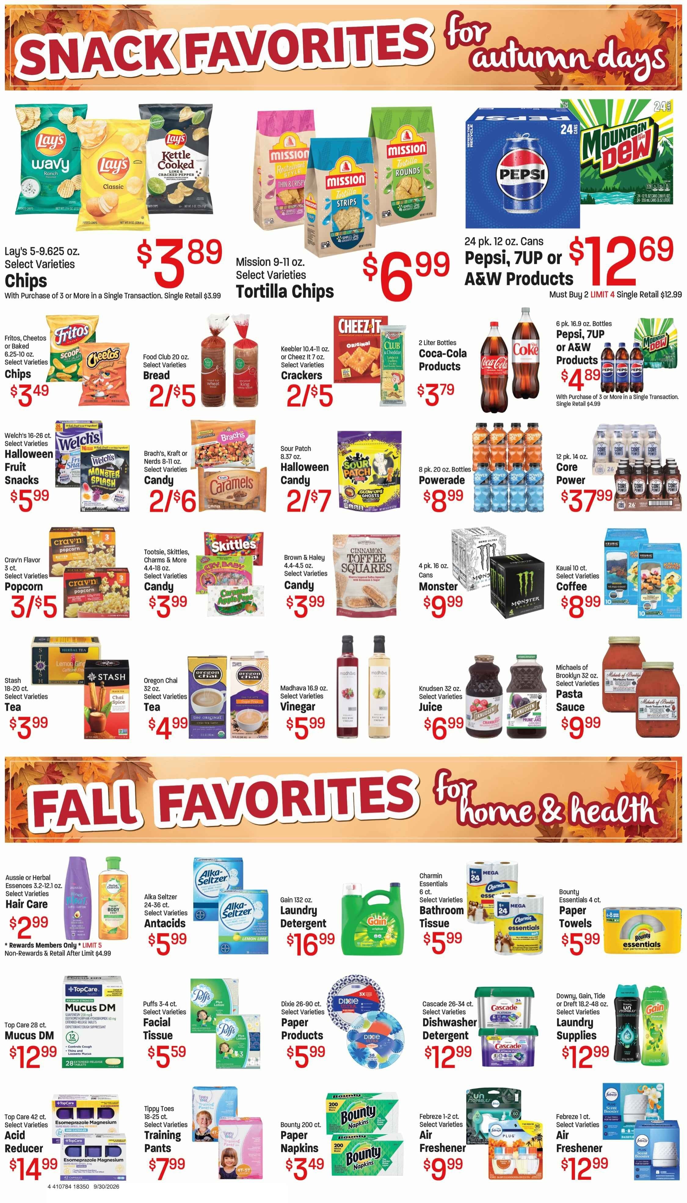 M&W Markets (Boise, ID) Weekly Ad September 30 - October 6, 2026