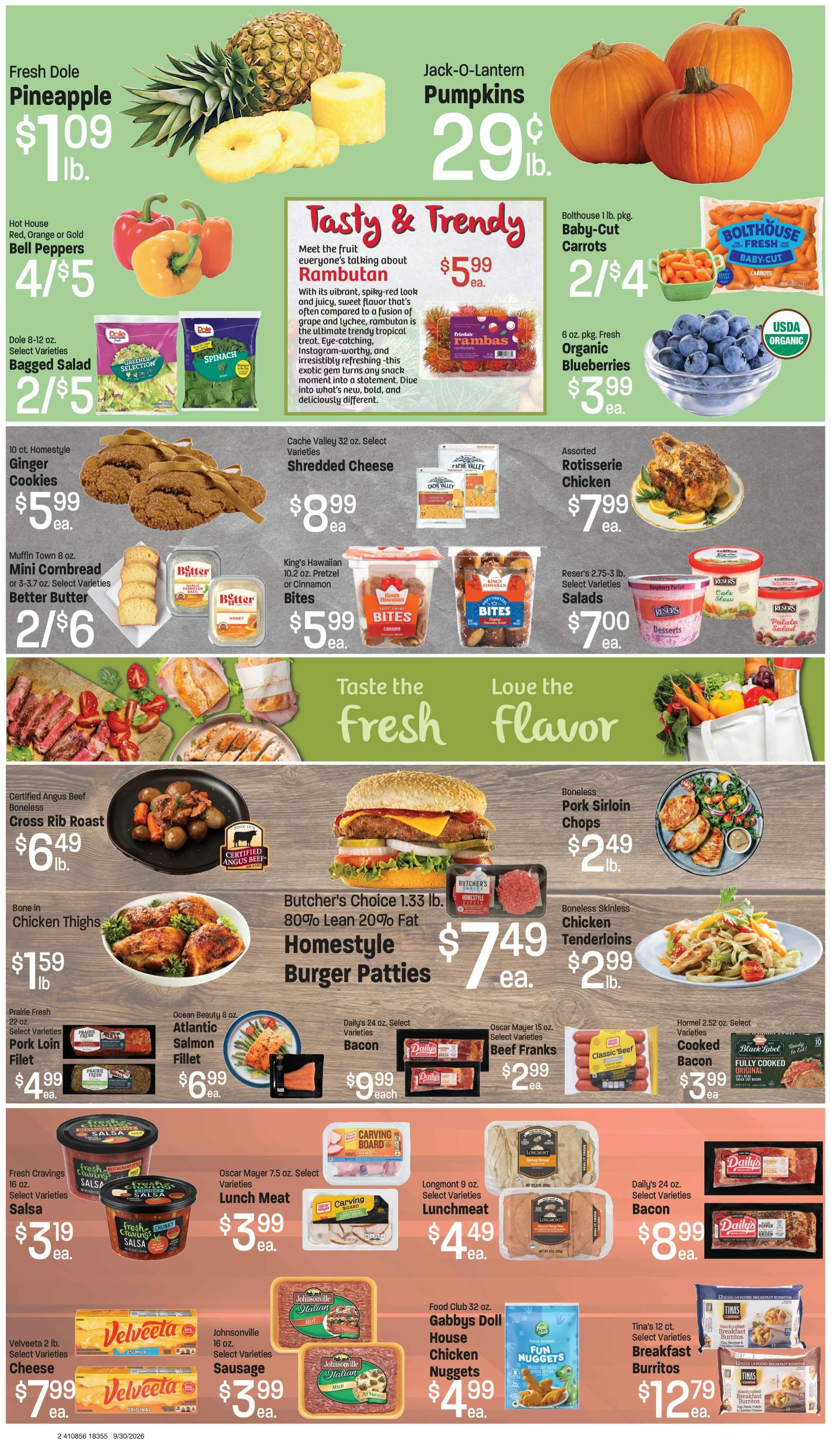 M&W Markets (Council, ID) Weekly Ad September 30 - October 6, 2026