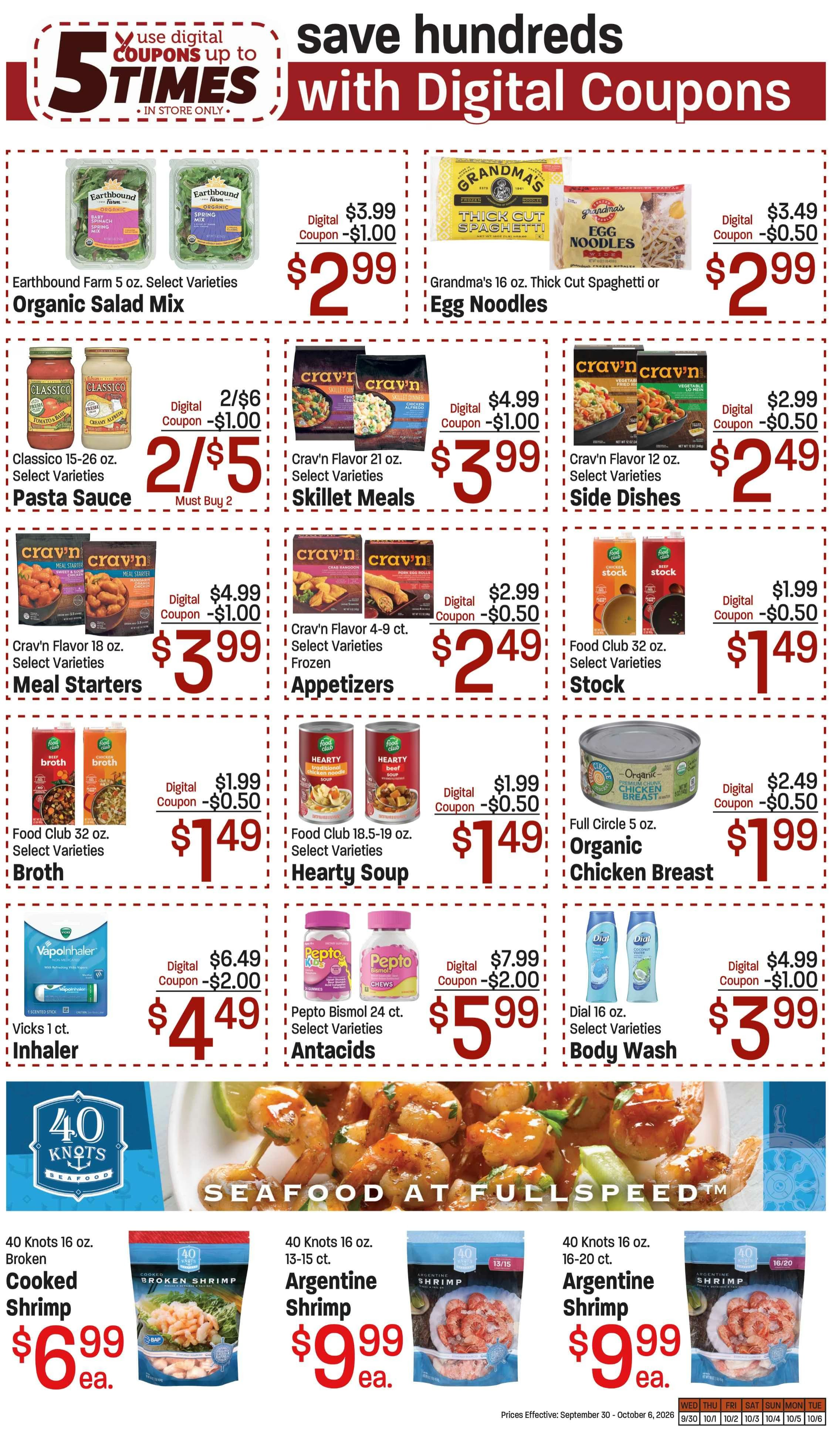M&W Markets (Council, ID) Weekly Ad September 30 - October 6, 2026