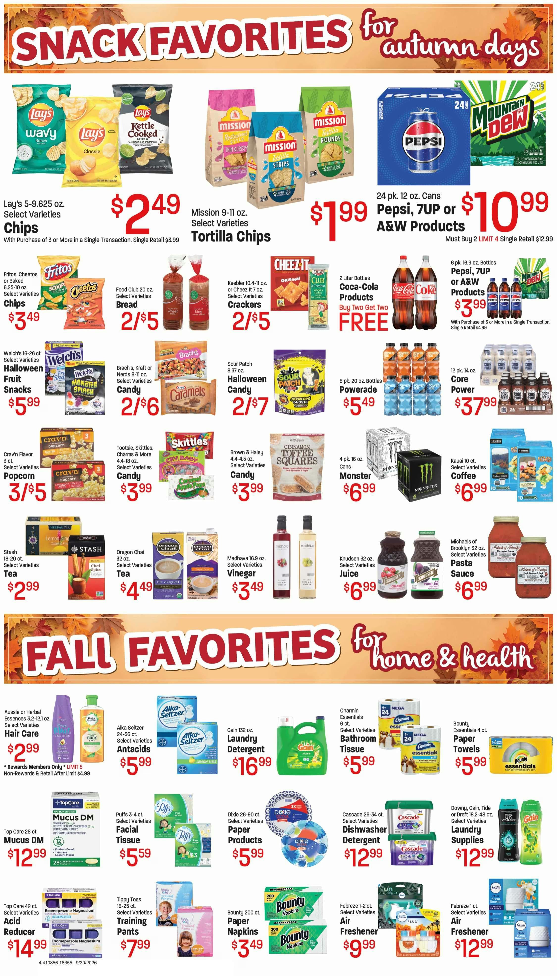M&W Markets (Council, ID) Weekly Ad September 30 - October 6, 2026