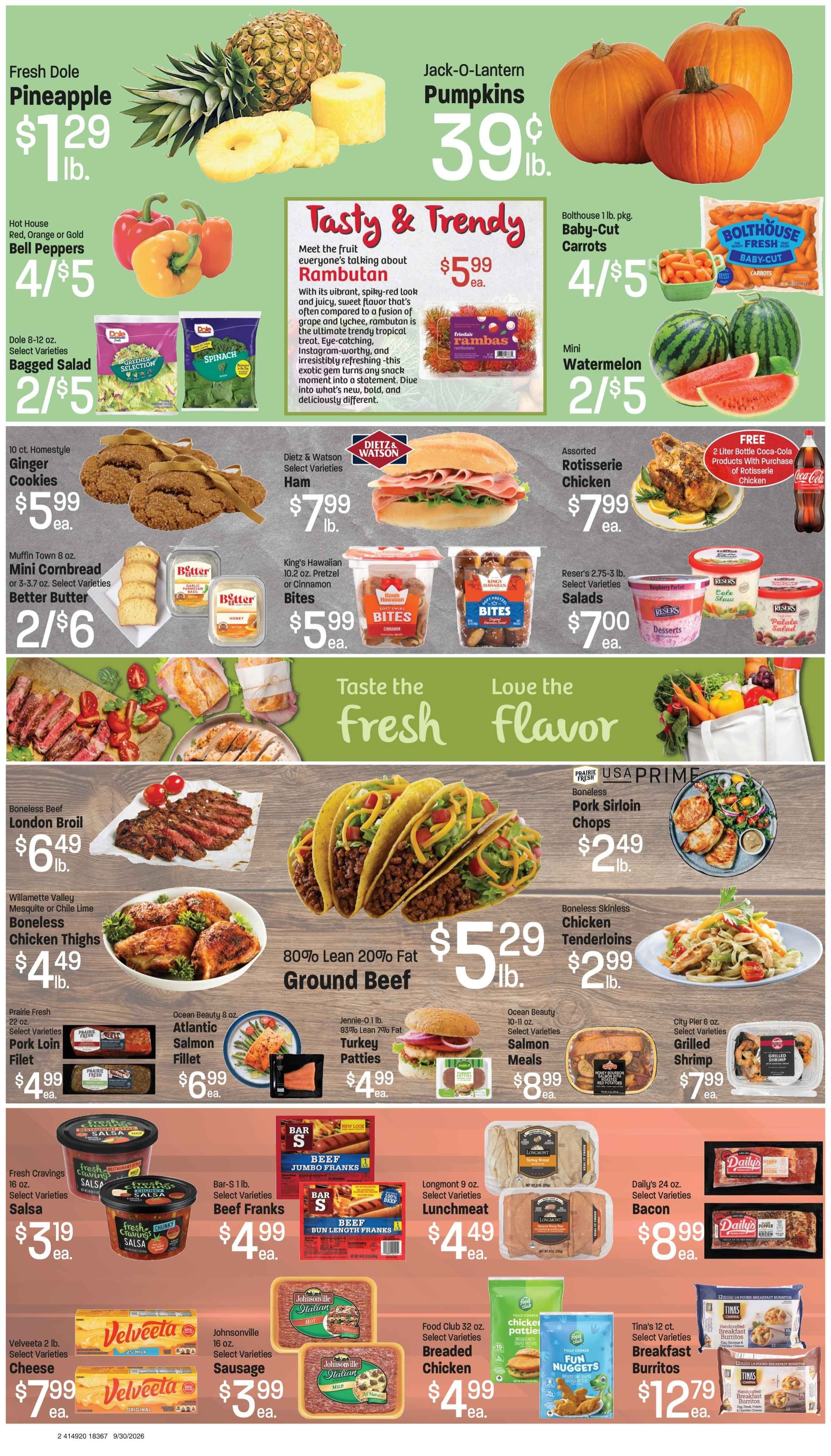 M&W Markets (Gooding, ID) Weekly Ad September 30 - October 7, 2026