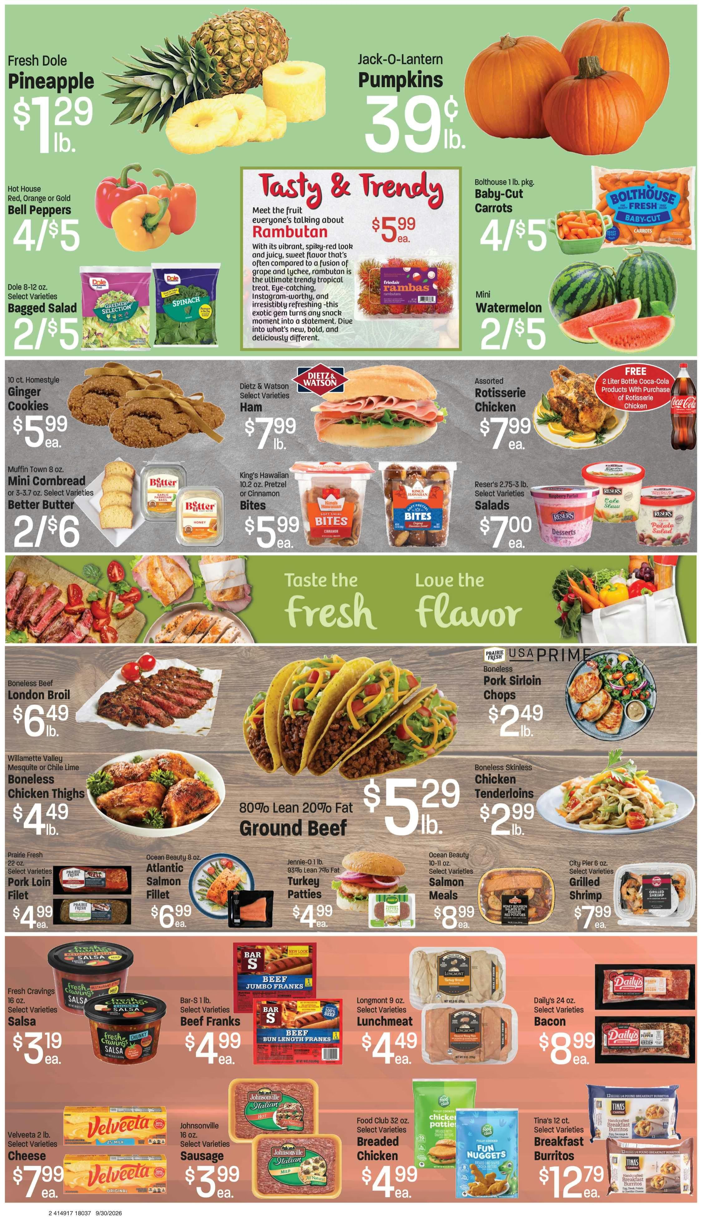 M&W Markets (Marsing, ID) Weekly Ad September 30 - October 7, 2026