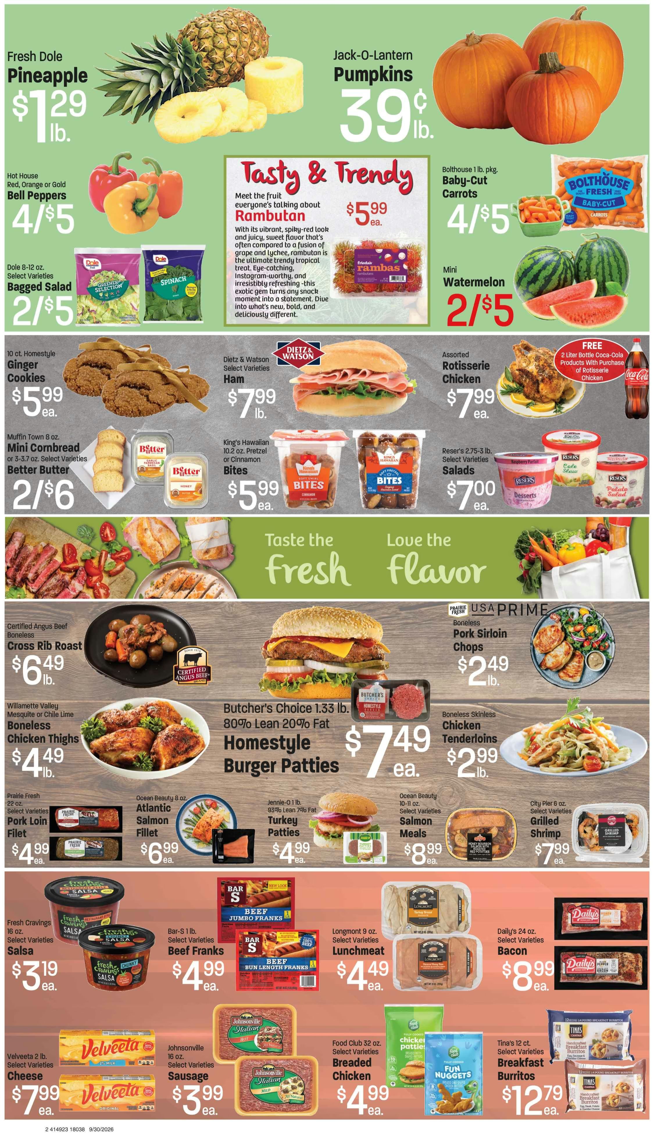 M&W Markets (Redmond, OR) Weekly Ad September 29 - October 6, 2026