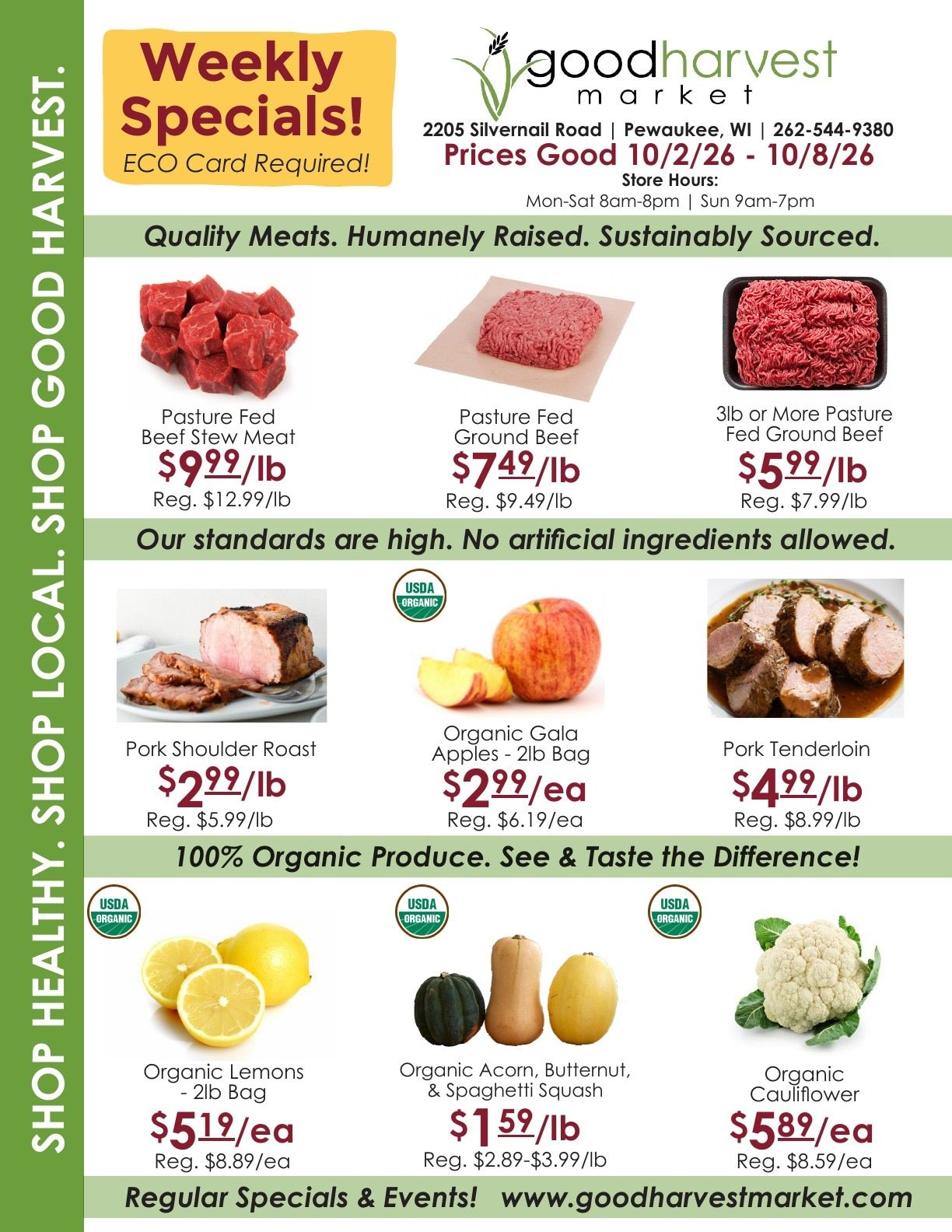Good Harvest Market Weekly Ad October 2 - 8, 2026