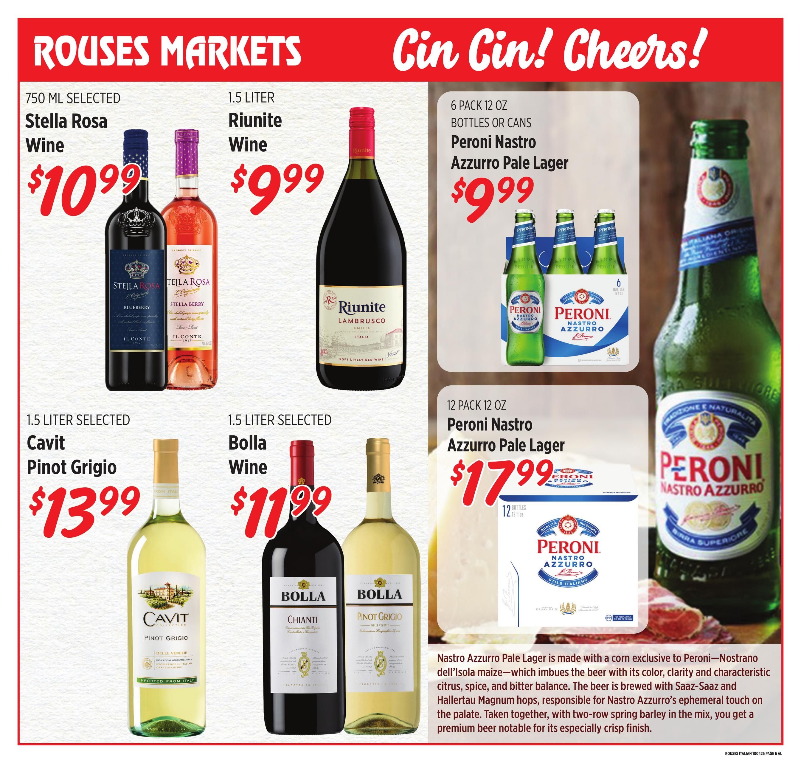 Rouses Supermarkets (Citronelle Area, AL) Italian Weekly Ad September 30 - November 4, 2026