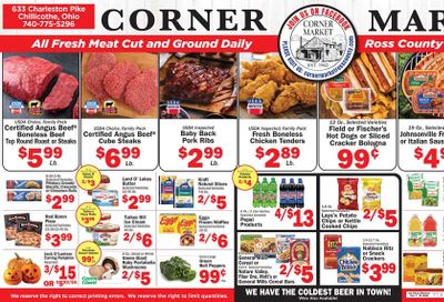Corner Market Ross County Weekly Ad October 7 - 13, 2026