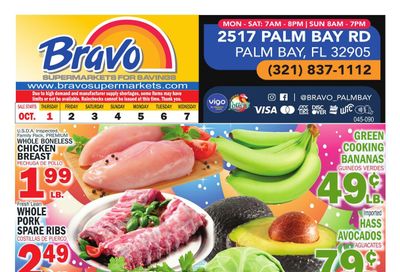 Bravo Supermarket (Palm Bay Area, FL) Bravo Florida Weekly Weekly Ad October 1 - 7, 2026