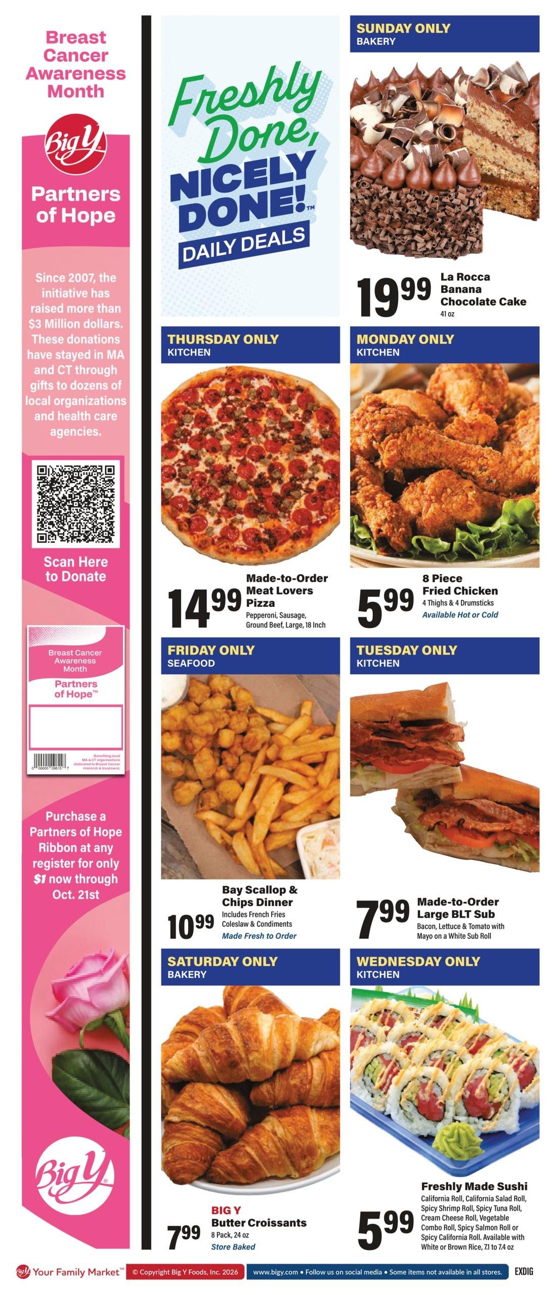 Big Y (Marblehead Area, MA) Weekly Ad October 1 - 7, 2026