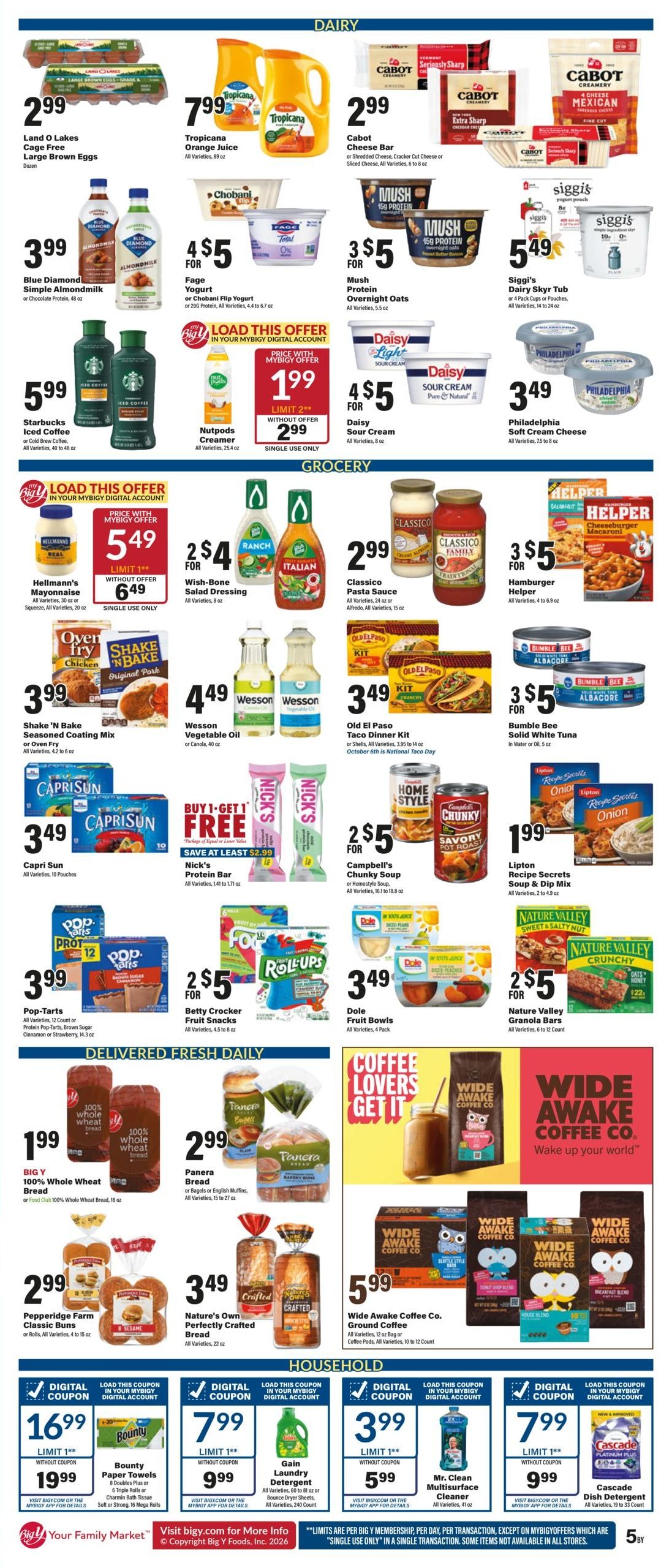 Big Y (Marblehead Area, MA) Weekly Ad October 1 - 7, 2026
