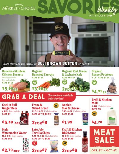 Market of Choice Upcoming Weekly Specials Weekly Ad October 2 - 8, 2026