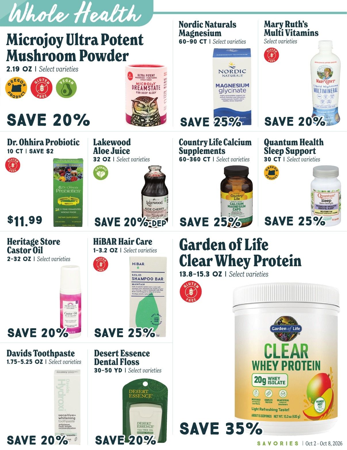 Market of Choice Upcoming Weekly Specials Weekly Ad October 2 - 8, 2026
