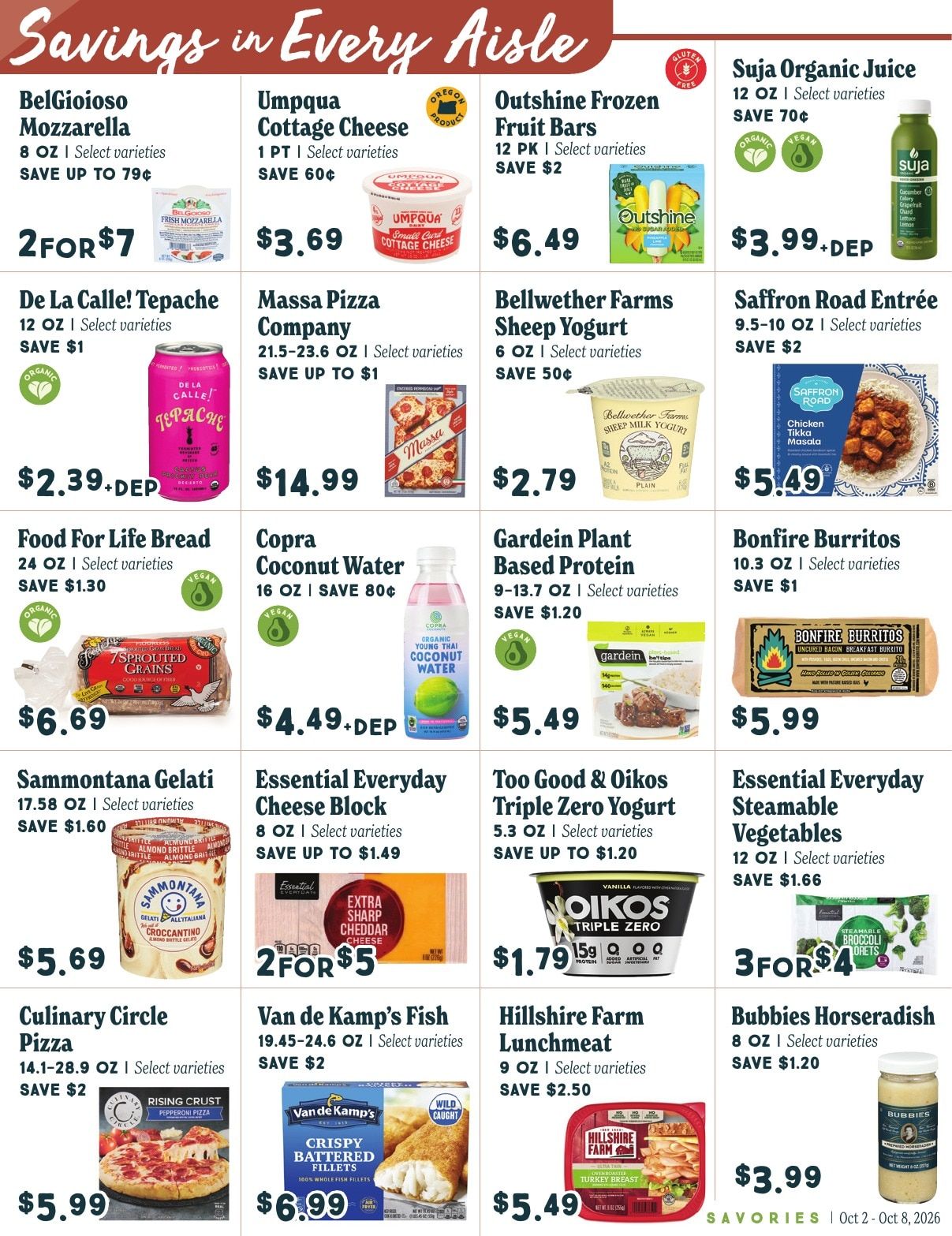 Market of Choice Upcoming Weekly Specials Weekly Ad October 2 - 8, 2026