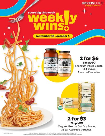 Grocery Outlet (Rowland Heights Area, CA) Weekly Ad September 30 - October 6, 2026