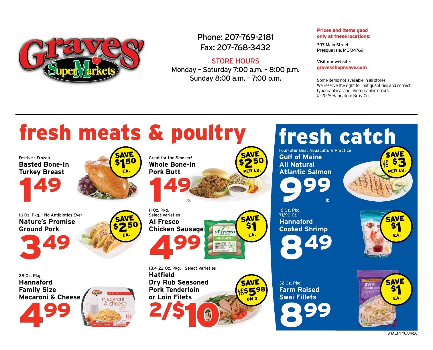 Graves' Shop 'n Save Weekly Ad October 4 - 10, 2026