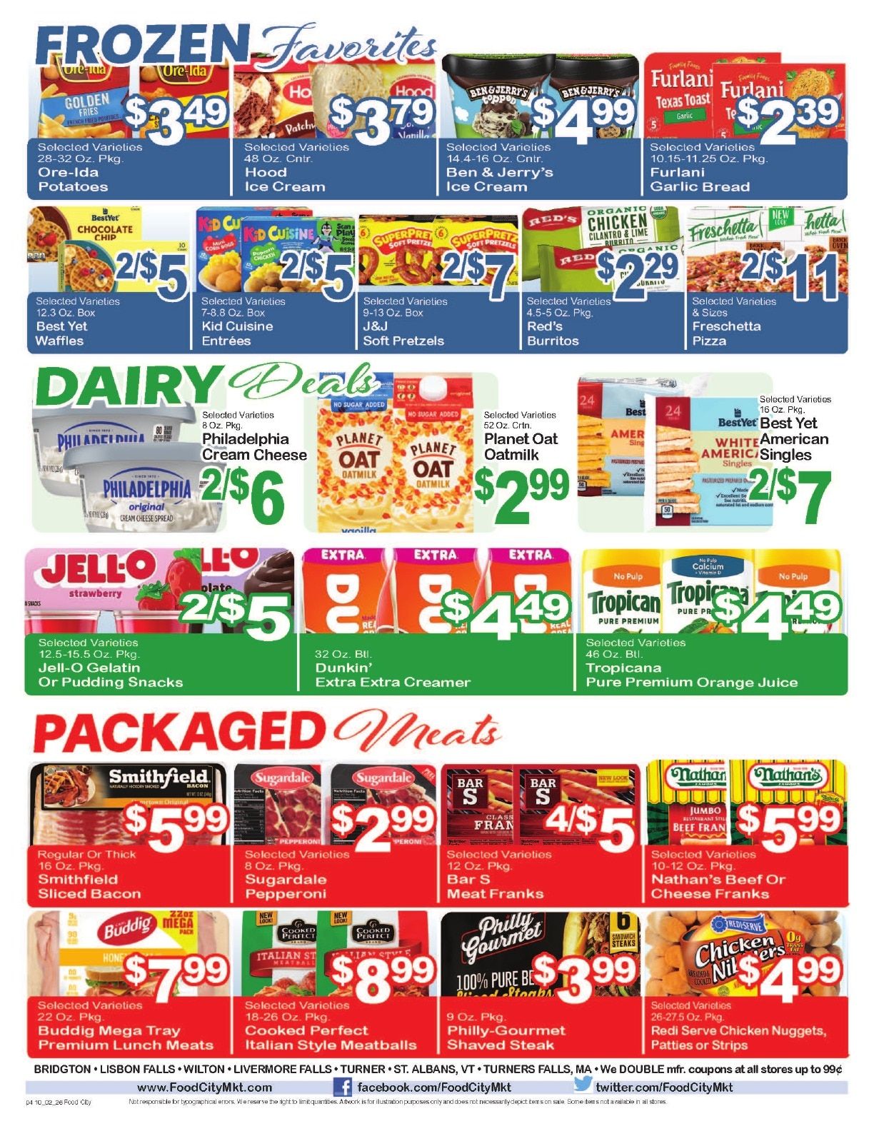 Food City New England Weekly Ad October 2 - 8, 2026