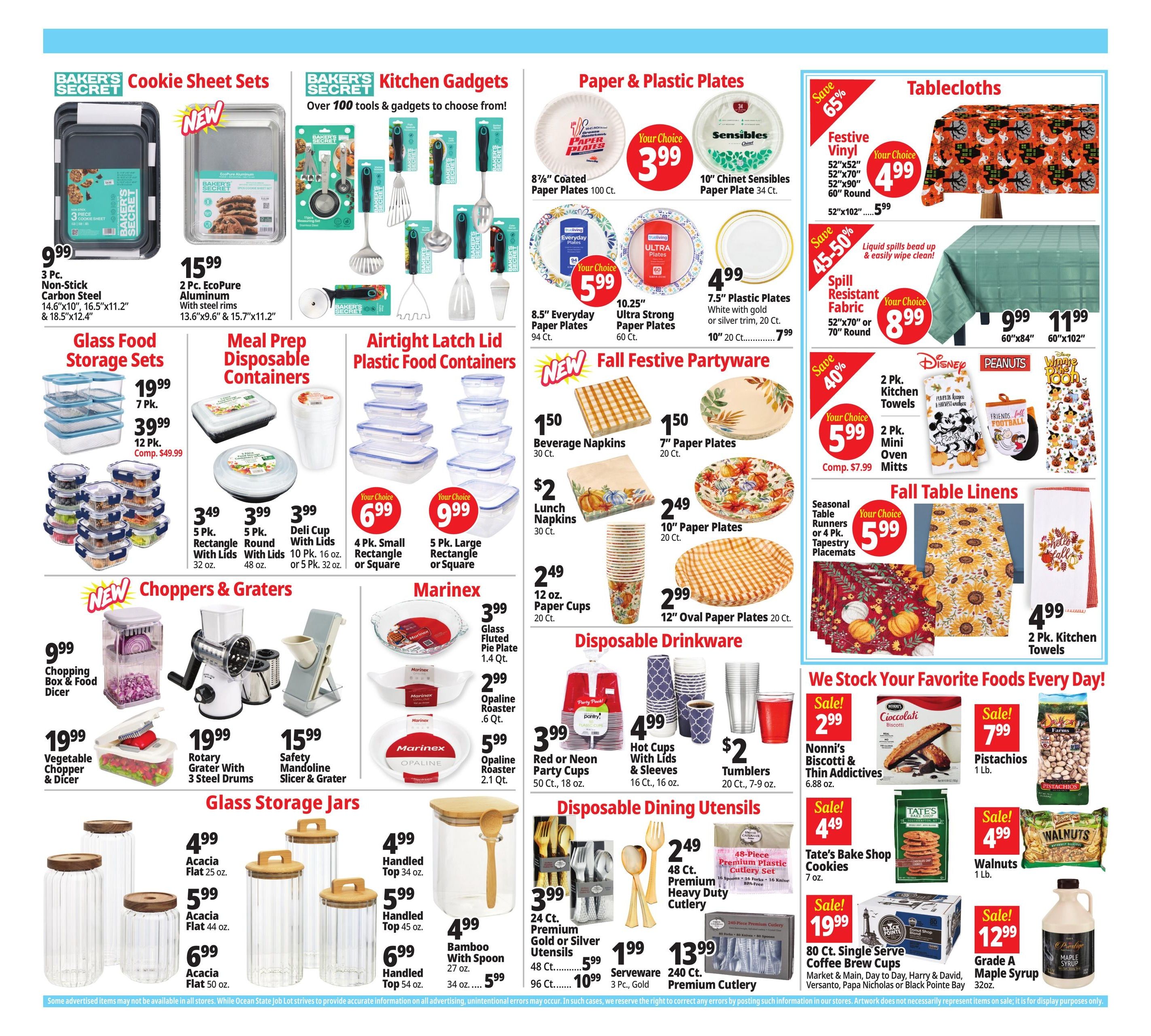 Ocean State Job Lot (Bridgeport Area, CT) Weekly Ad October 1 - 7, 2026