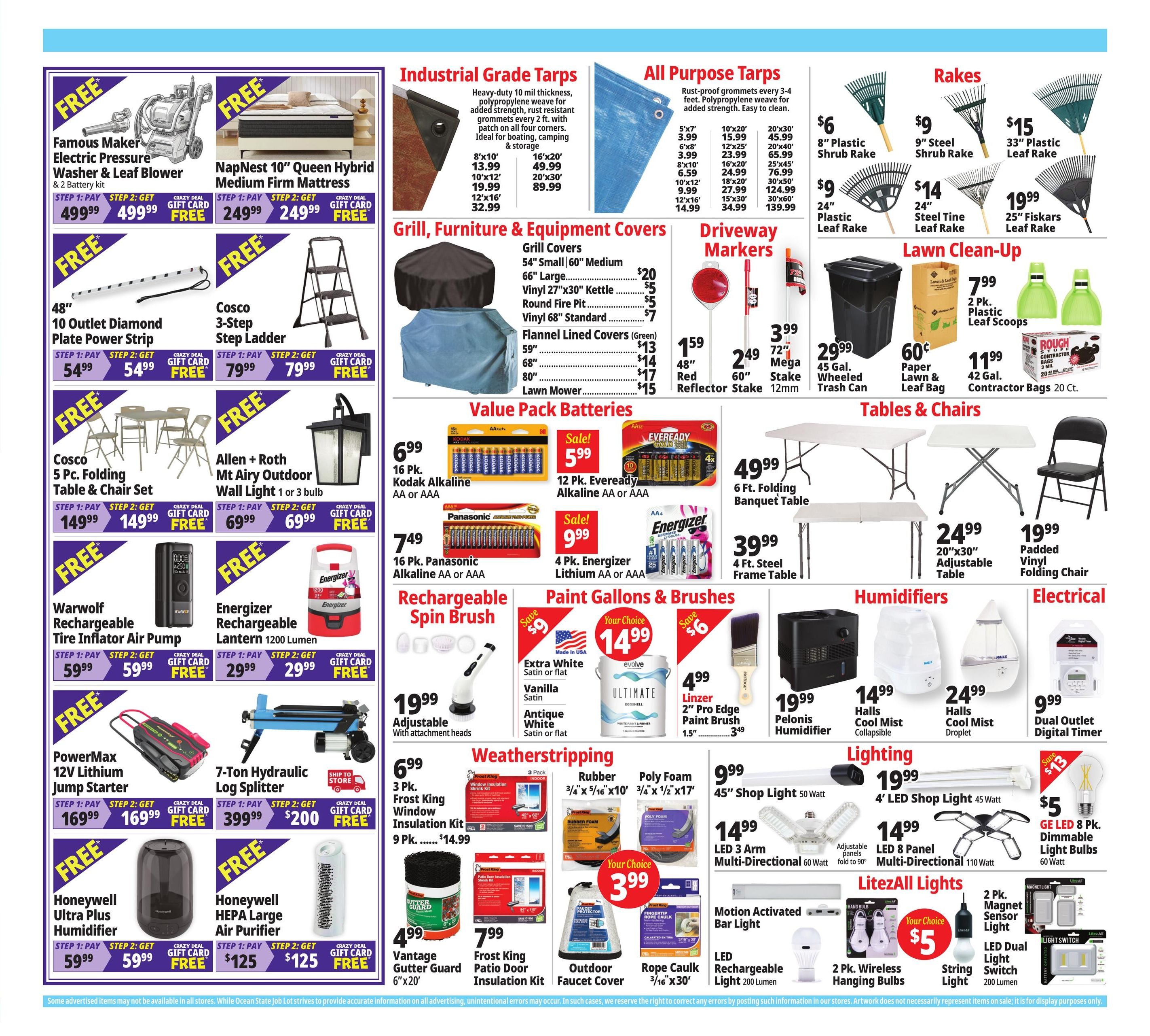 Ocean State Job Lot (Washington Area, DC) Weekly Ad October 1 - 7, 2026
