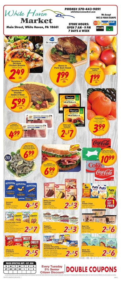 White Haven Market Weekly Ad October 1 - 7, 2026