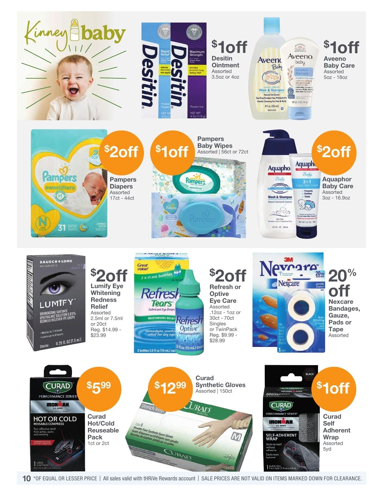 Kinney Drugs Thrive Weekly Ad October 1 - 31, 2026