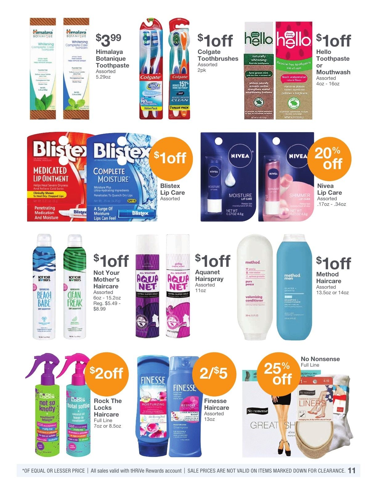 Kinney Drugs Thrive Weekly Ad October 1 - 31, 2026