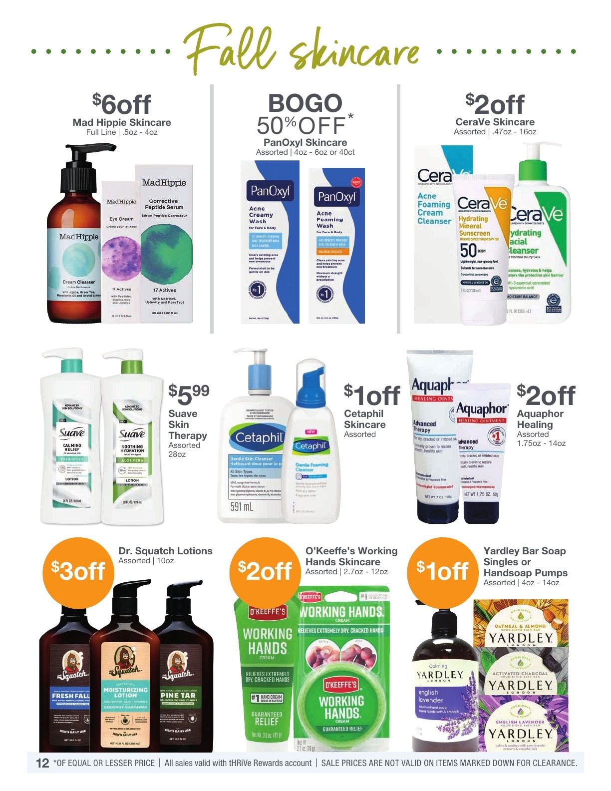 Kinney Drugs Thrive Weekly Ad October 1 - 31, 2026