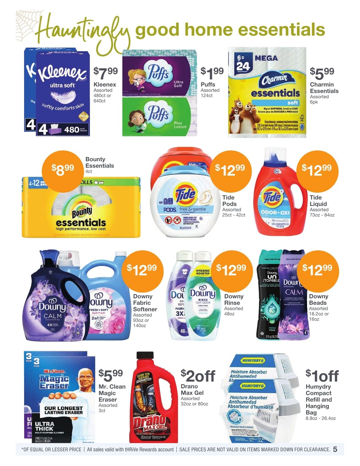 Kinney Drugs Thrive Weekly Ad October 1 - 31, 2026