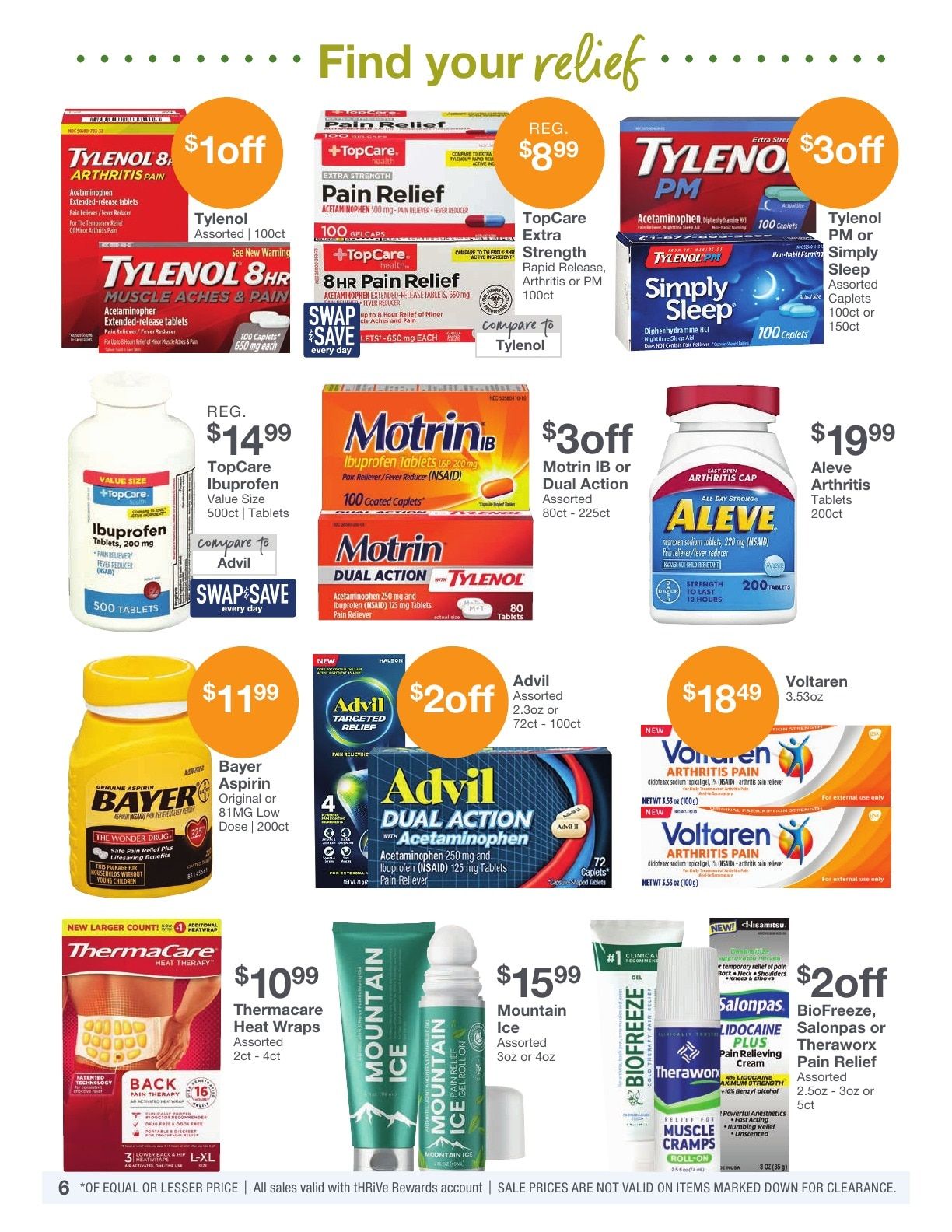 Kinney Drugs Thrive Weekly Ad October 1 - 31, 2026