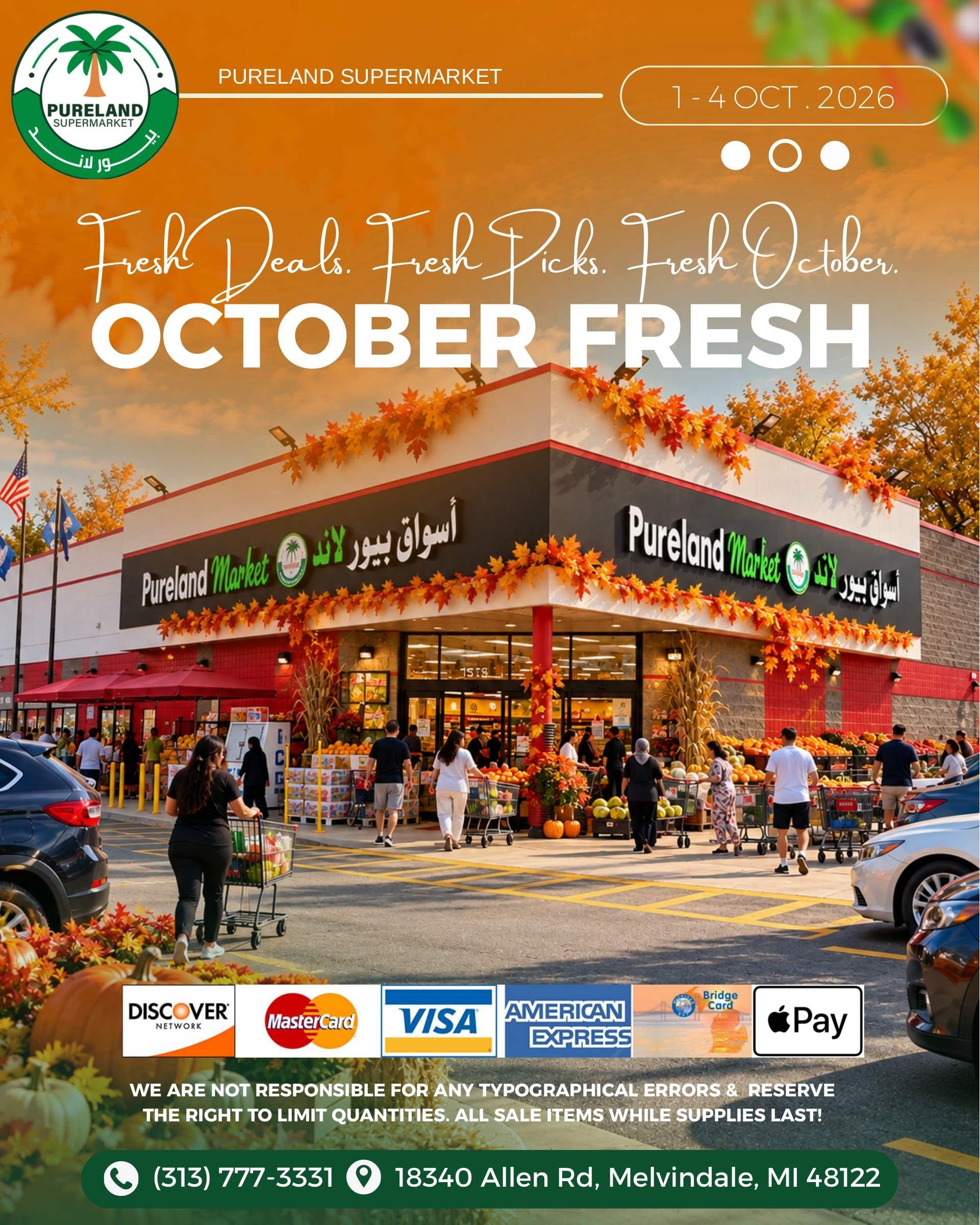Pureland Supermarket Weekly Ad October 1 - 7, 2026