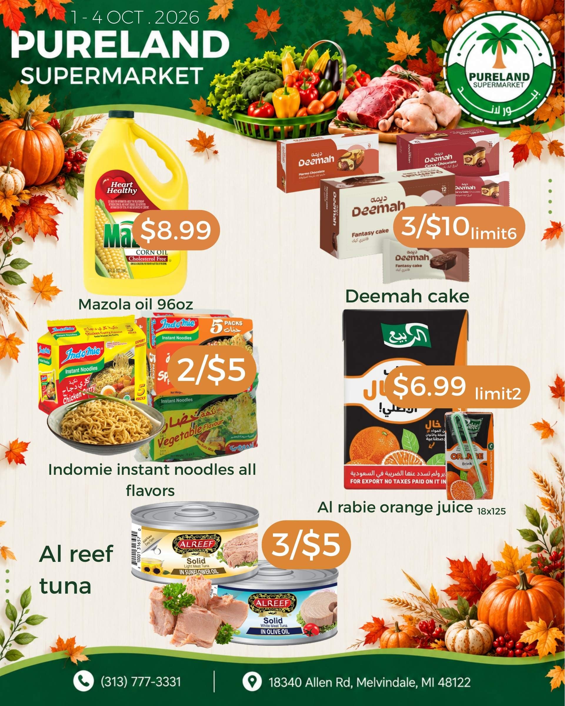 Pureland Supermarket Weekly Ad October 1 - 7, 2026