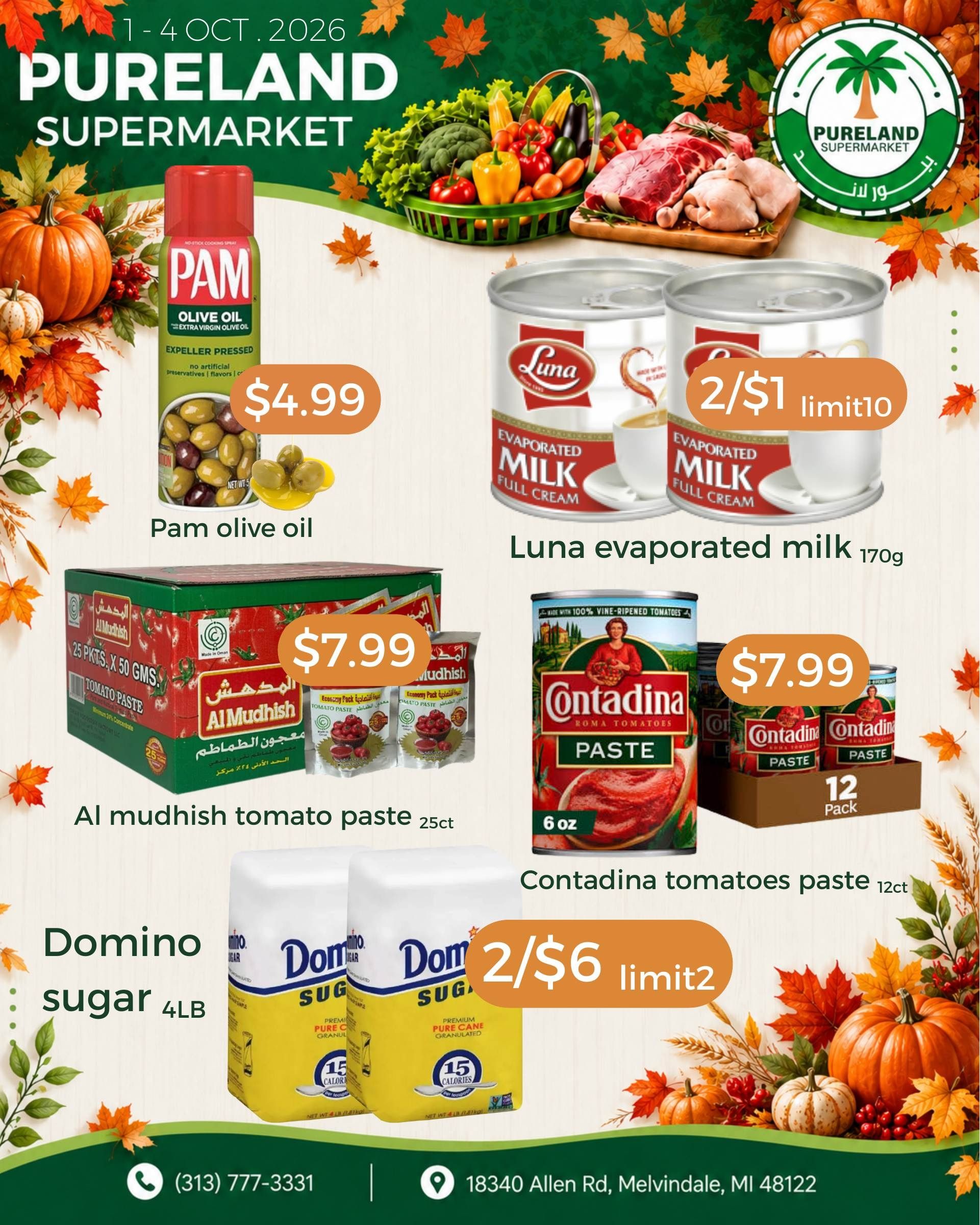 Pureland Supermarket Weekly Ad October 1 - 7, 2026