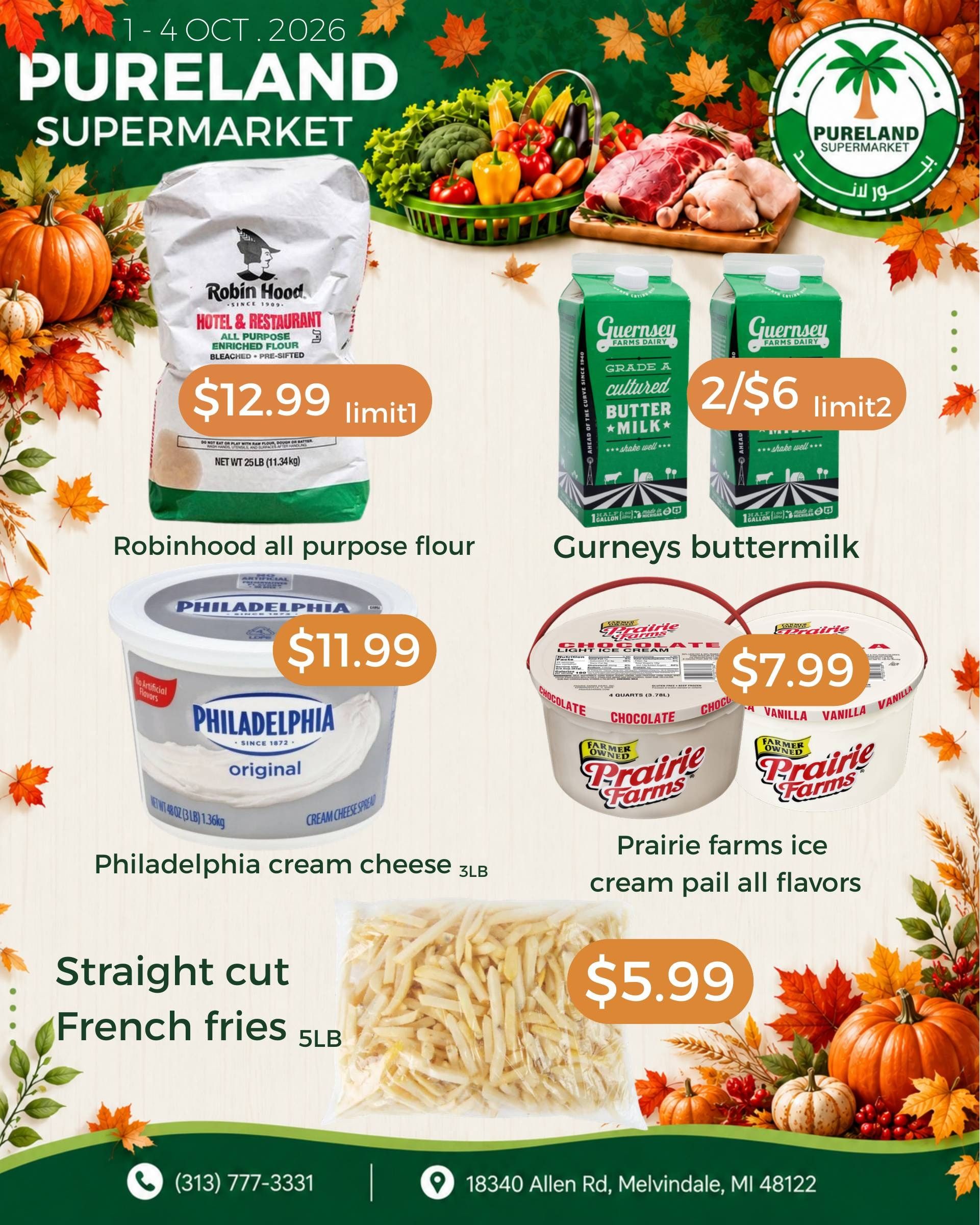 Pureland Supermarket Weekly Ad October 1 - 7, 2026