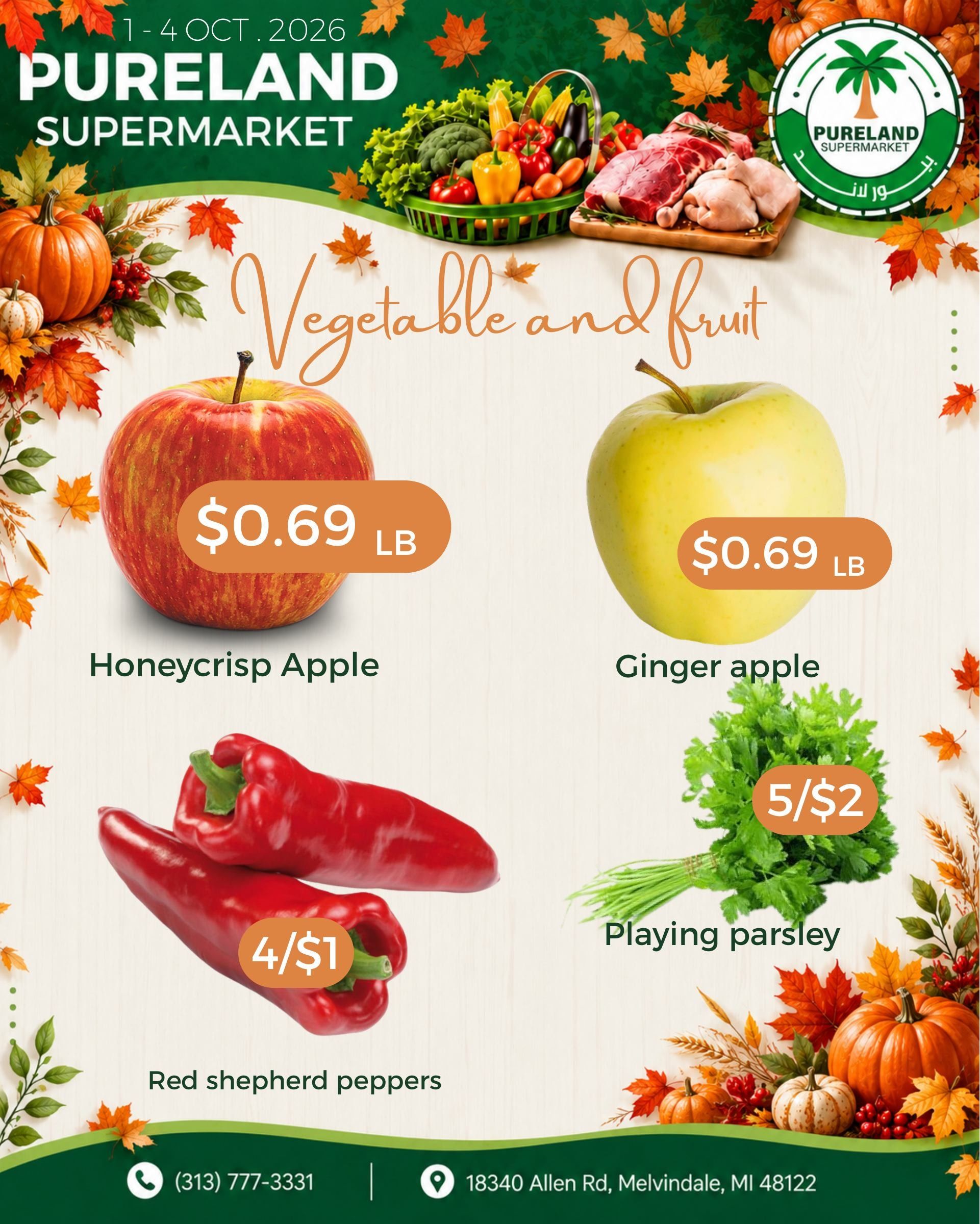 Pureland Supermarket Weekly Ad October 1 - 7, 2026