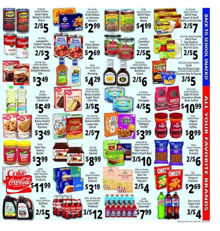 Elk County Foods Weekly Ad October 1 - 7, 2026