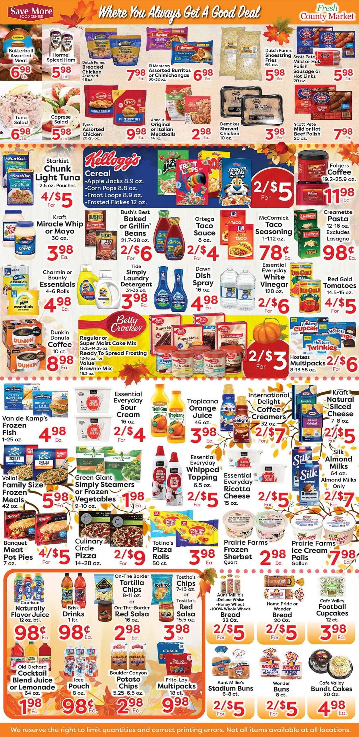 Fresh County Market Weekly Ad September 30 - October 6, 2026