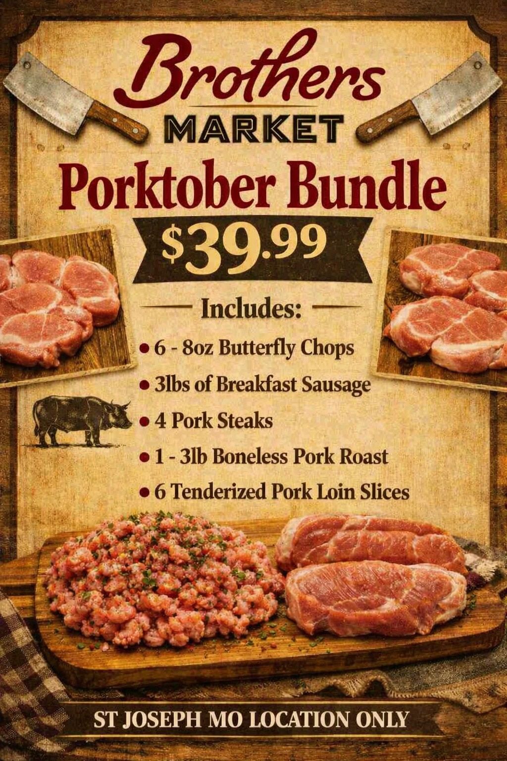 Brothers Market (St. Joseph, MO) Porktober Weekly Ad October 1 - 31, 2026