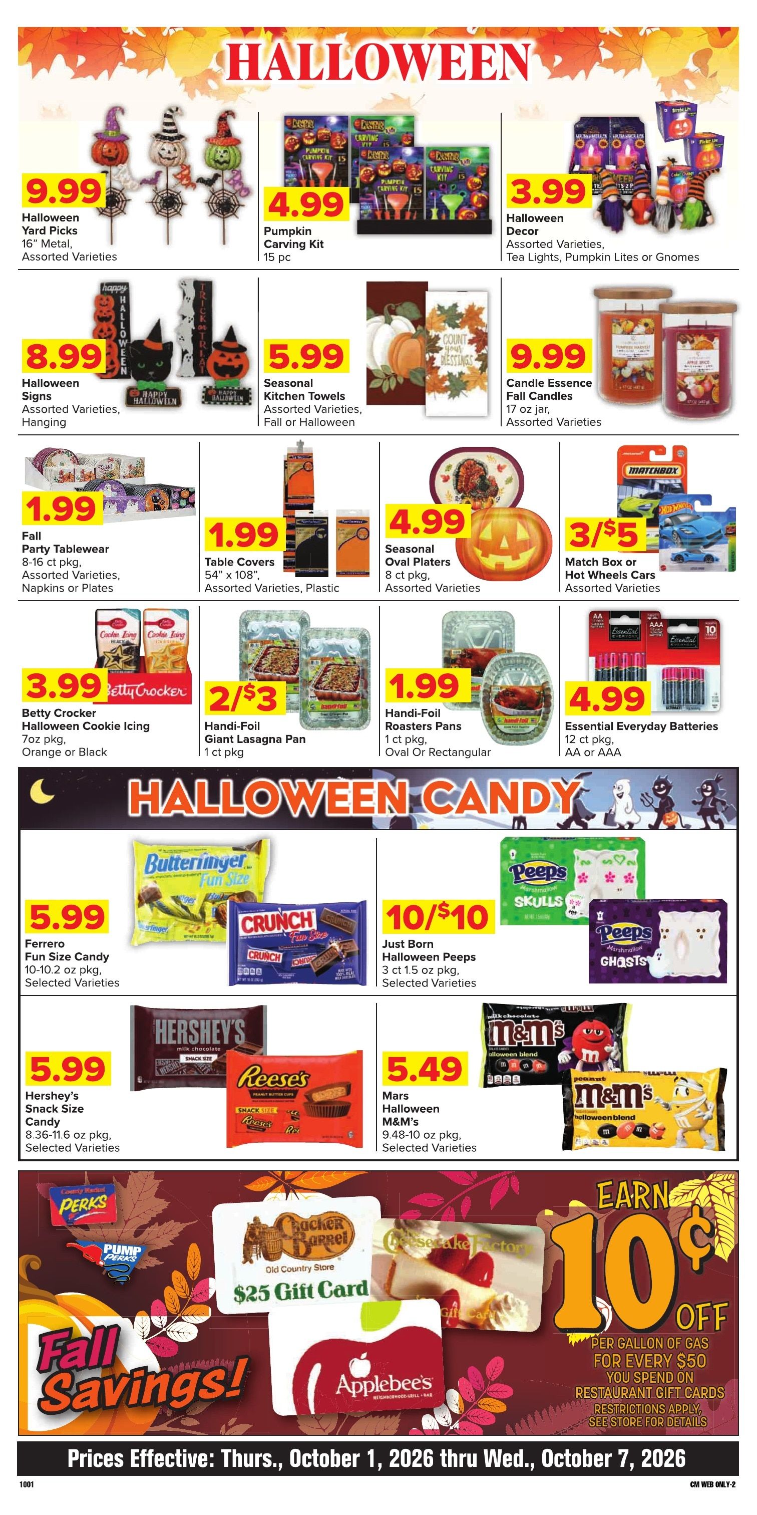 Grove City County Market Weekly Ad October 1 - 7, 2026