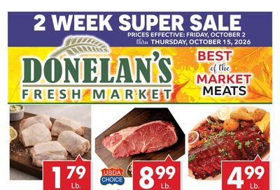 Donelan's Fresh Market Weekly Ad October 2 - 15, 2026