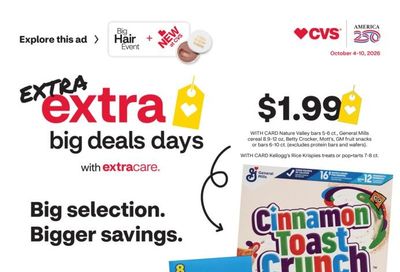 CVS Pharmacy (Clinton Area, MI) Weekly Ad October 4 - 10, 2026