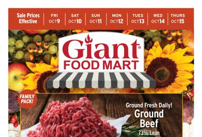 Giant Food Mart Weekly Ad October 9 - 15, 2026