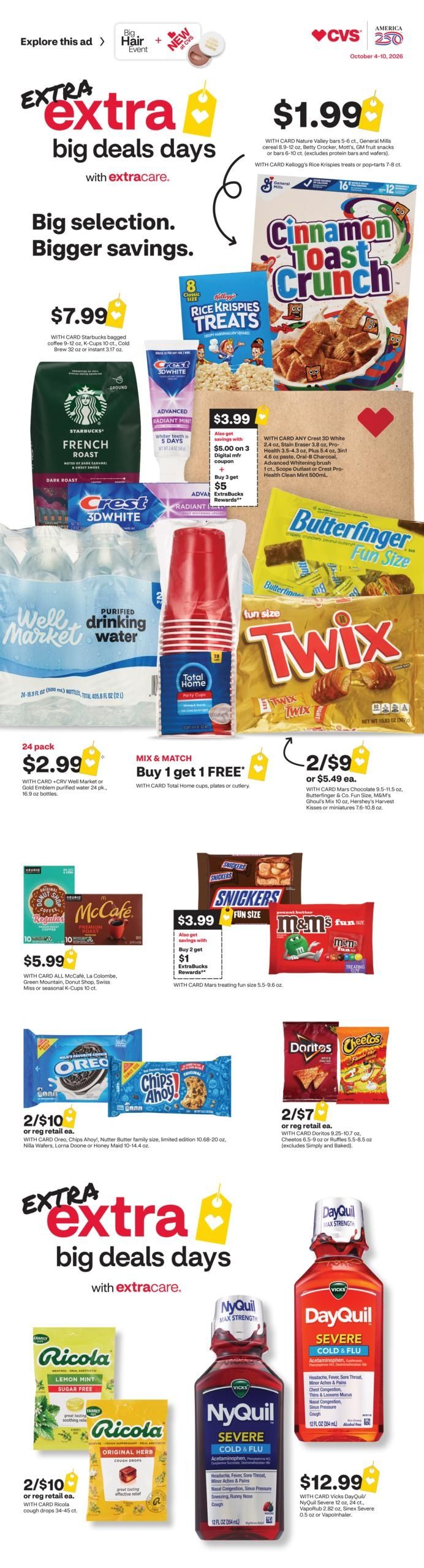 CVS Pharmacy (Bassett Area, AR) Weekly Ad October 4 - 11, 2026