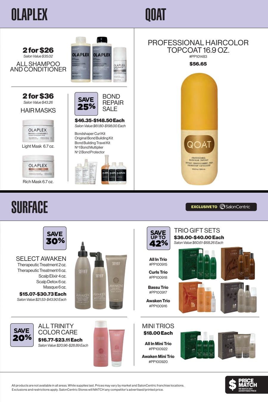 SalonCentric October 2026 Catalog Weekly Ad October 1 - 31, 2026
