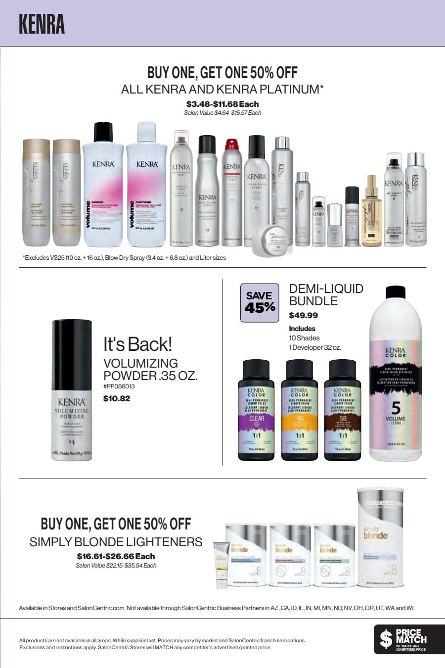 SalonCentric October 2026 Catalog Weekly Ad October 1 - 31, 2026