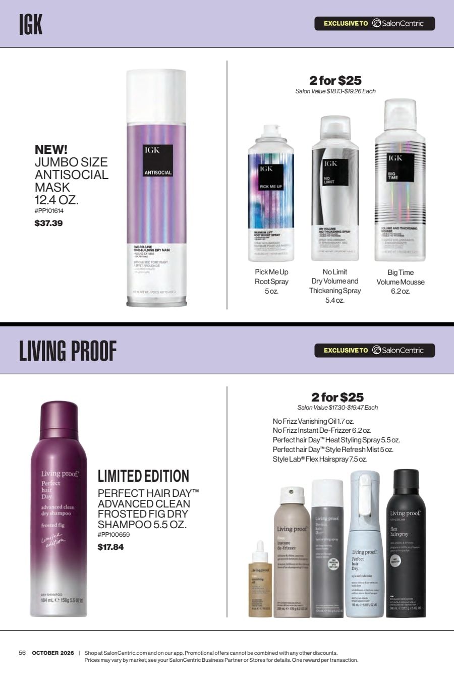 SalonCentric October 2026 Catalog Weekly Ad October 1 - 31, 2026