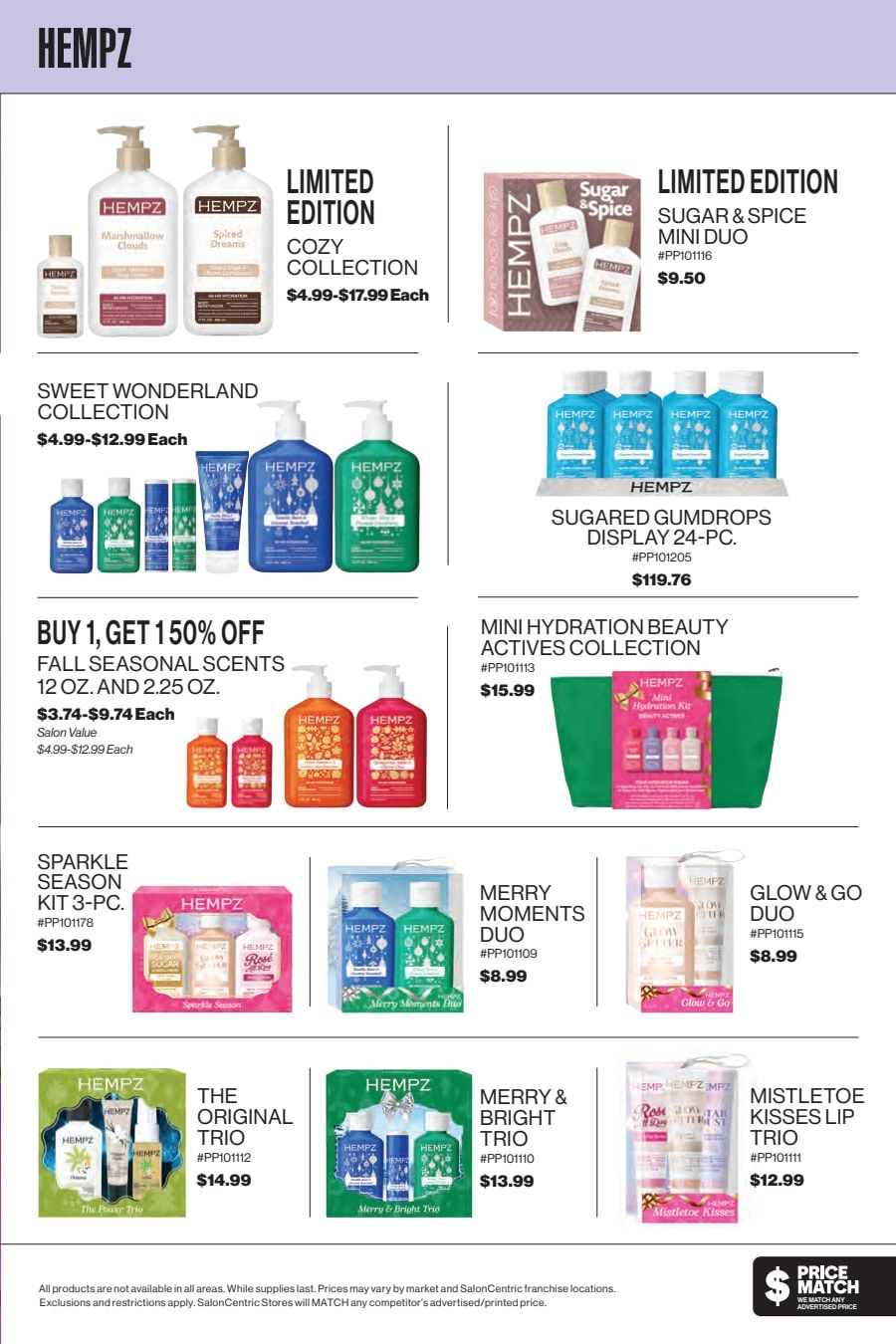 SalonCentric October 2026 Catalog Weekly Ad October 1 - 31, 2026