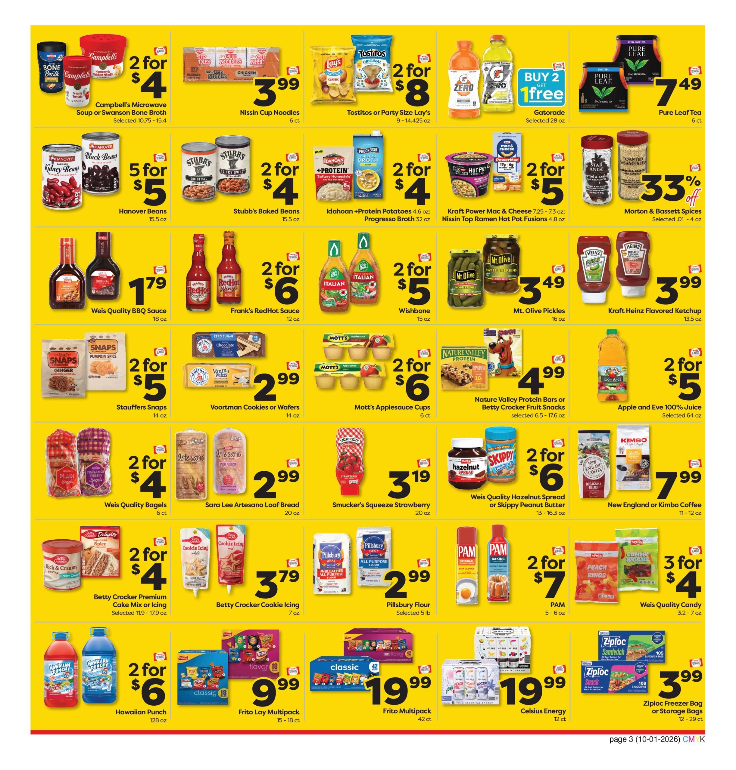 Weis Markets Ad Specials Weekly Ad October 1 - 28, 2026