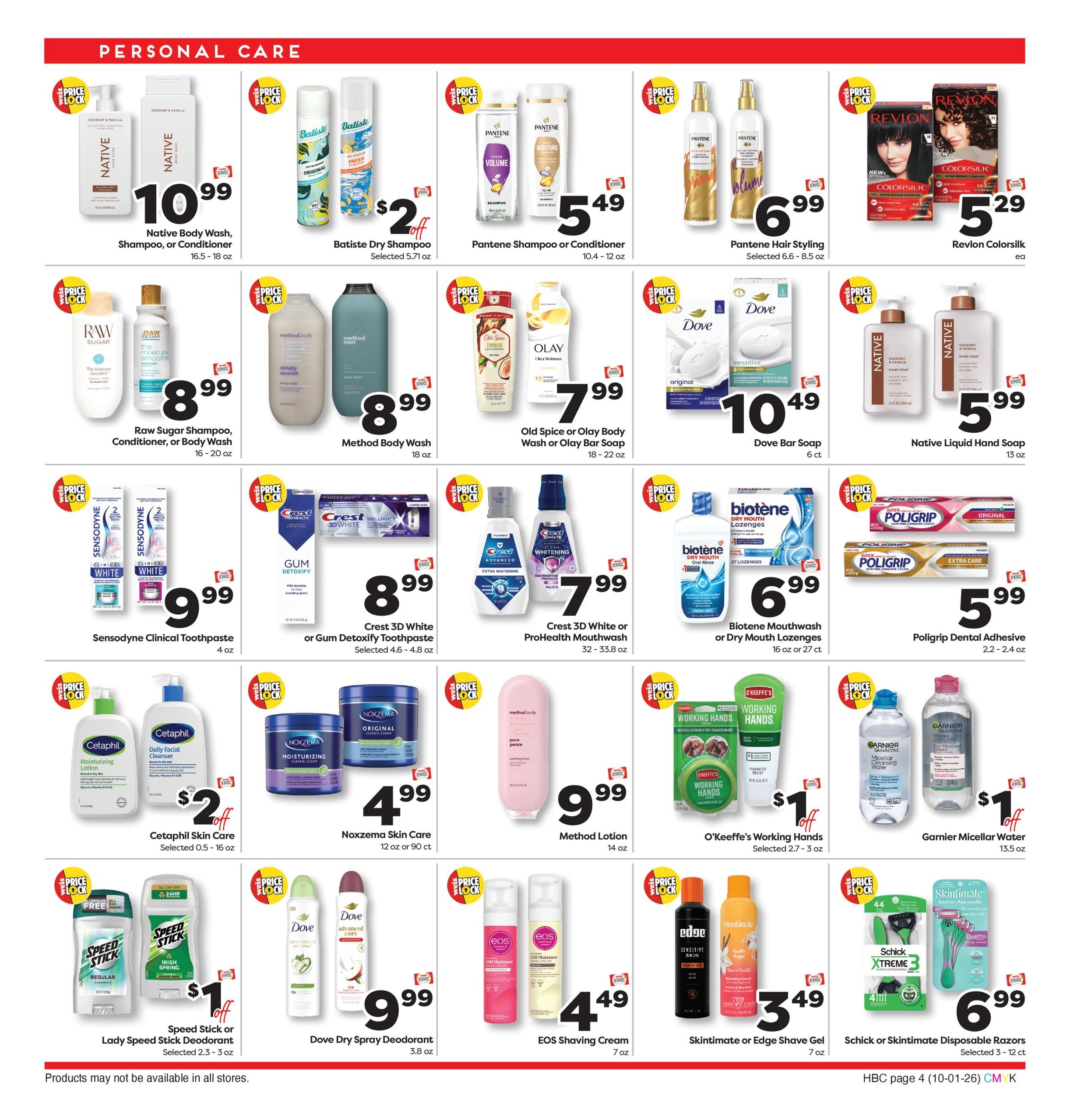 Weis Markets Monthly Home Weekly Ad October 1 - 28, 2026
