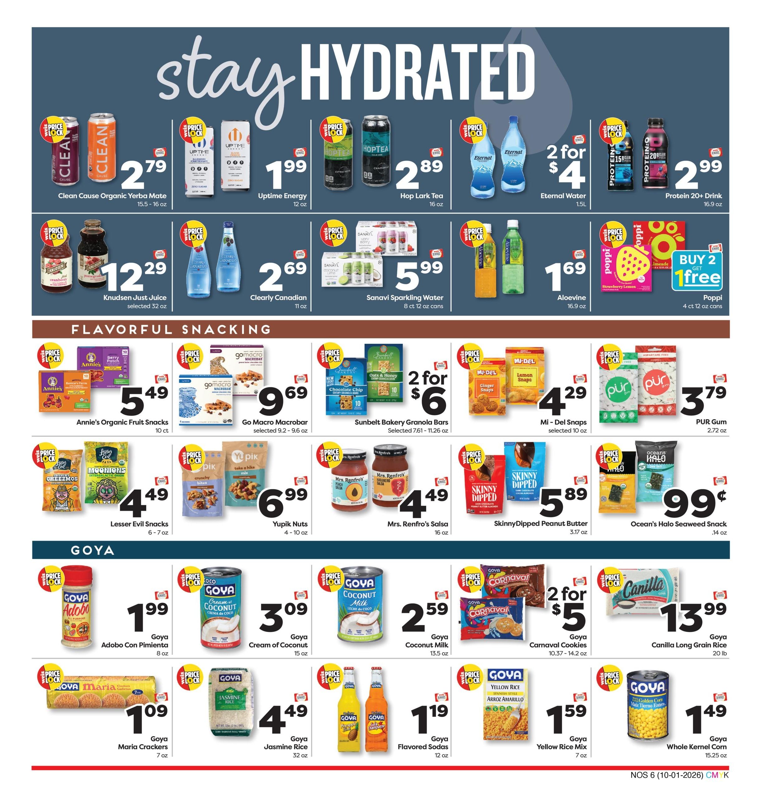 Weis Markets Natural & Organic Weekly Ad October 1 - 28, 2026