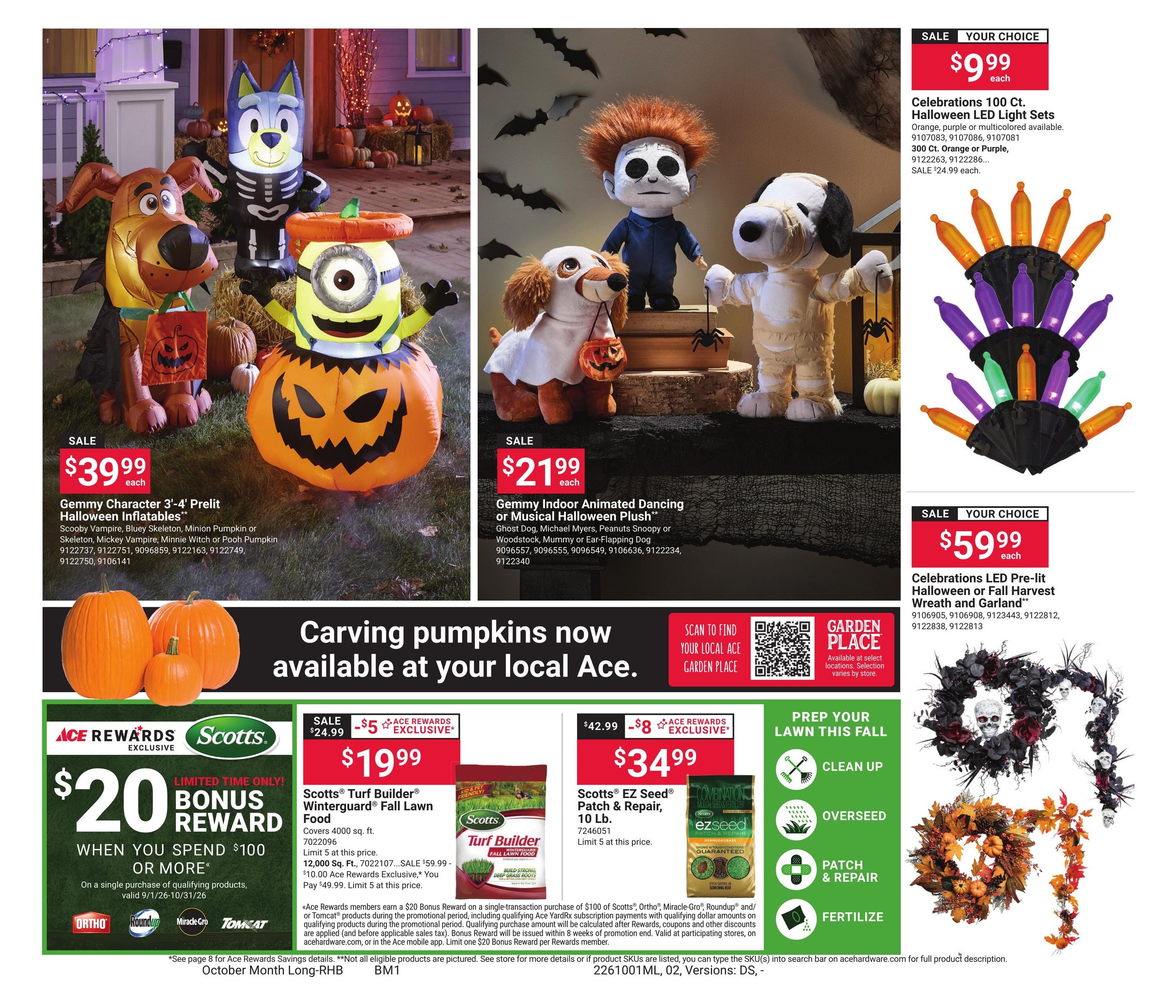 Ace Hardware (Ajo Area, AZ) October Month Long Red Hot Buys Weekly Ad October 1 - 31, 2026