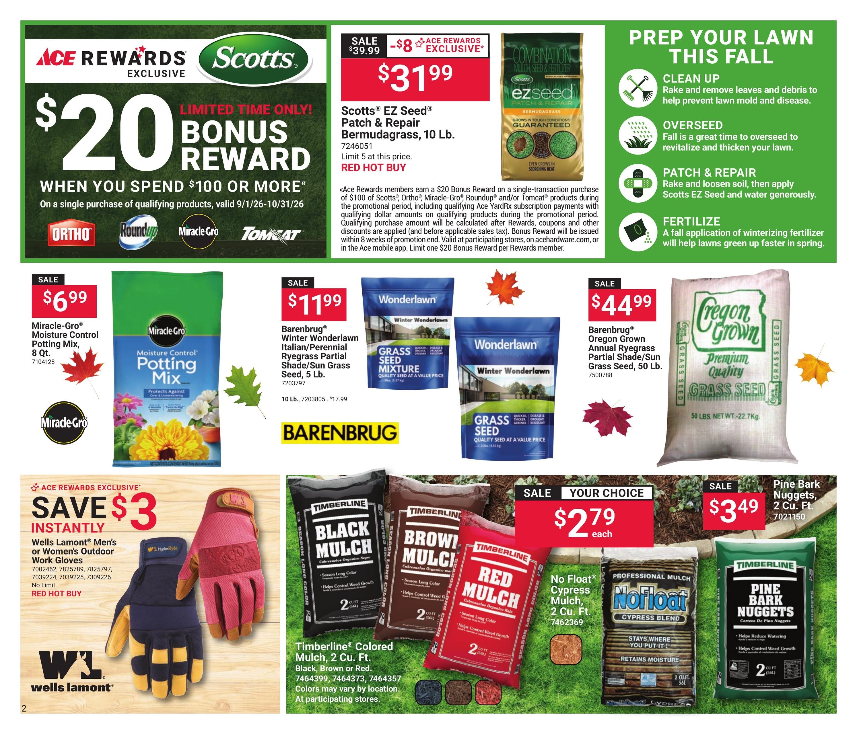 Ace Hardware (Altamonte Springs Area, FL) Fall Into Savings Weekly Ad October 1 - 31, 2026