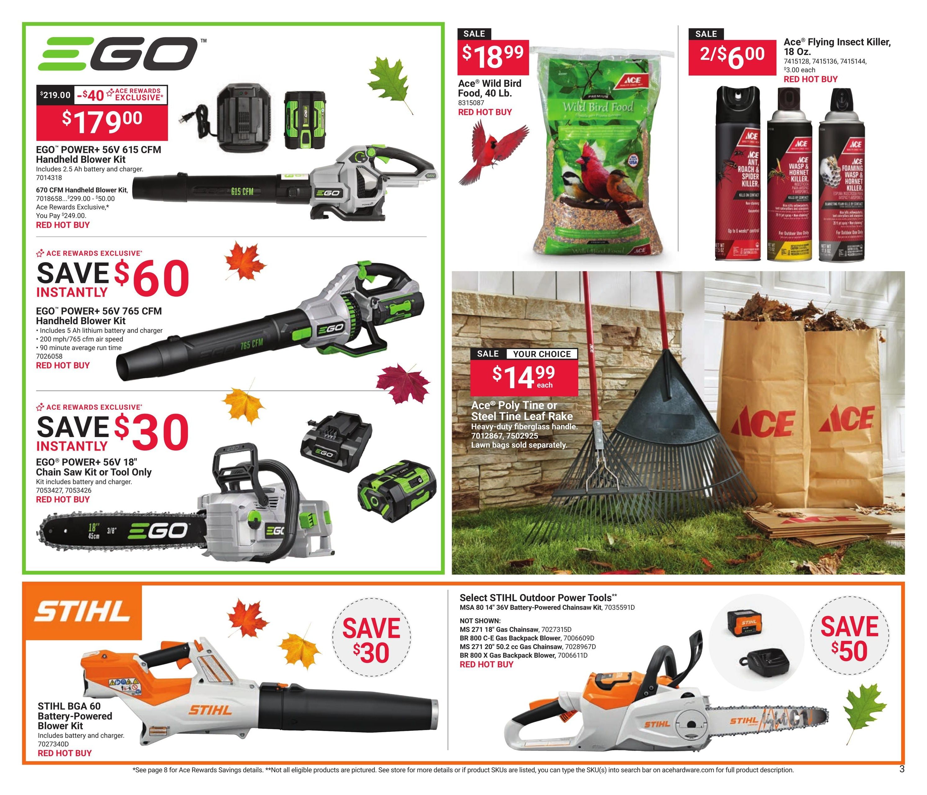 Ace Hardware (Altamonte Springs Area, FL) Fall Into Savings Weekly Ad October 1 - 31, 2026